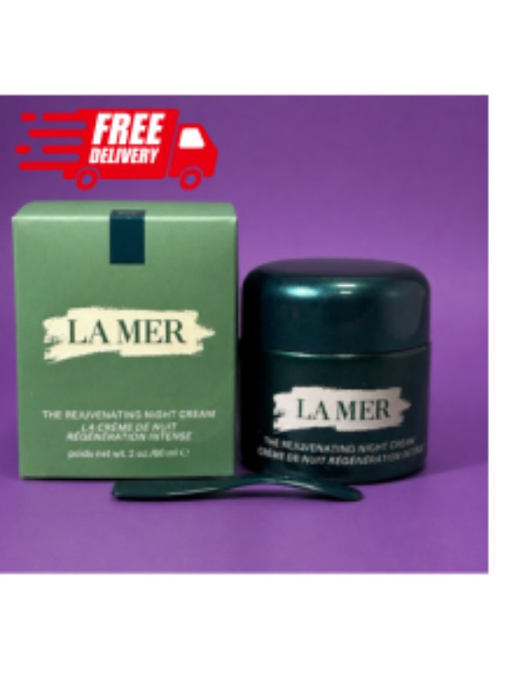La Mer The Rejuvenating Night Cream 2 oz / 60ml Luxury Anti-Aging Moisturizer - Picture 4 of 4